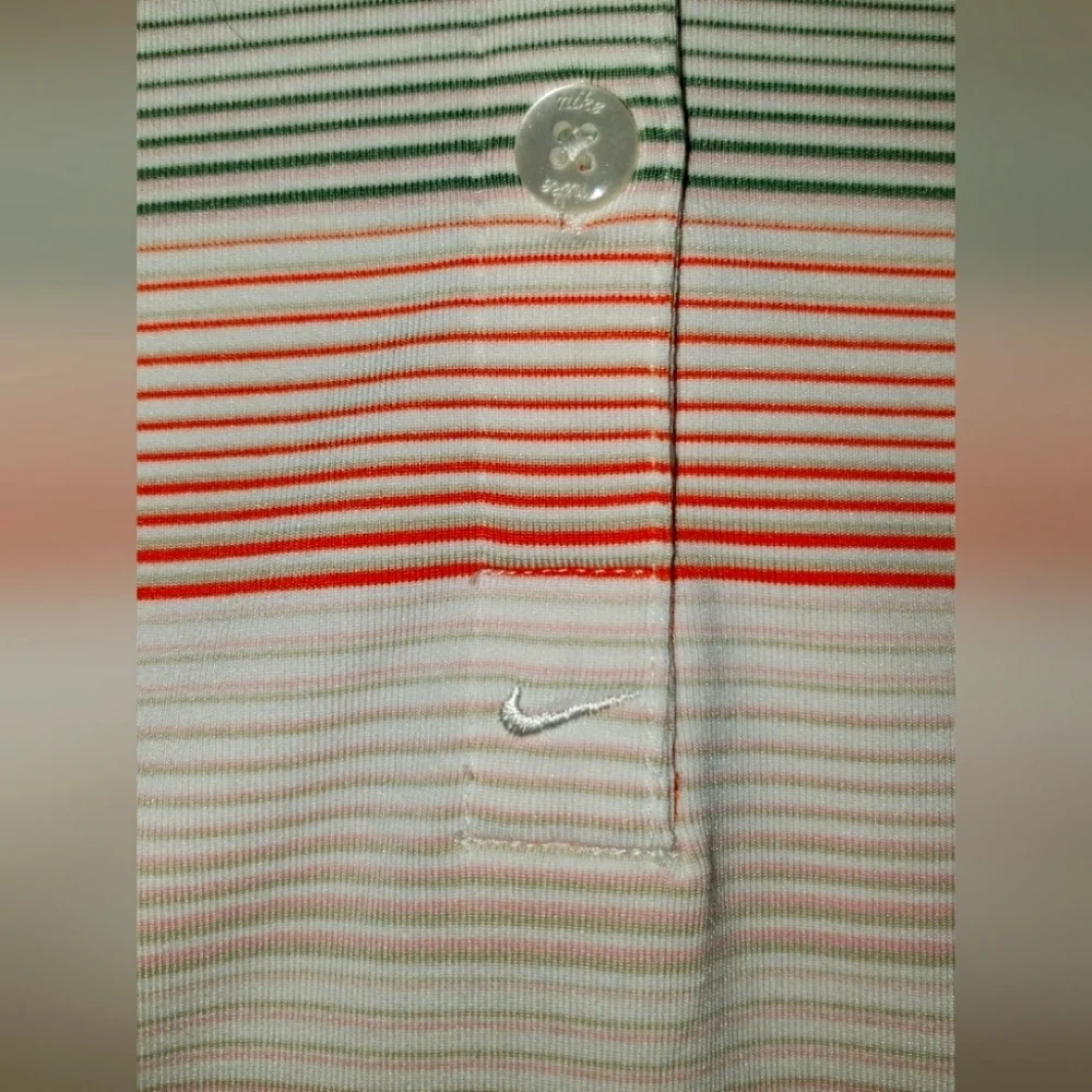 NIKE| Golf Striped Polo Tshirt